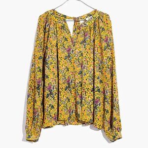 Madewell x Karen Walker® Silk Floral Gennaker Top